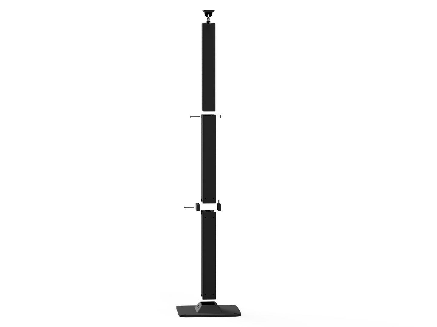 3D Printed Black Adjustable Support Tower 21" to 29"