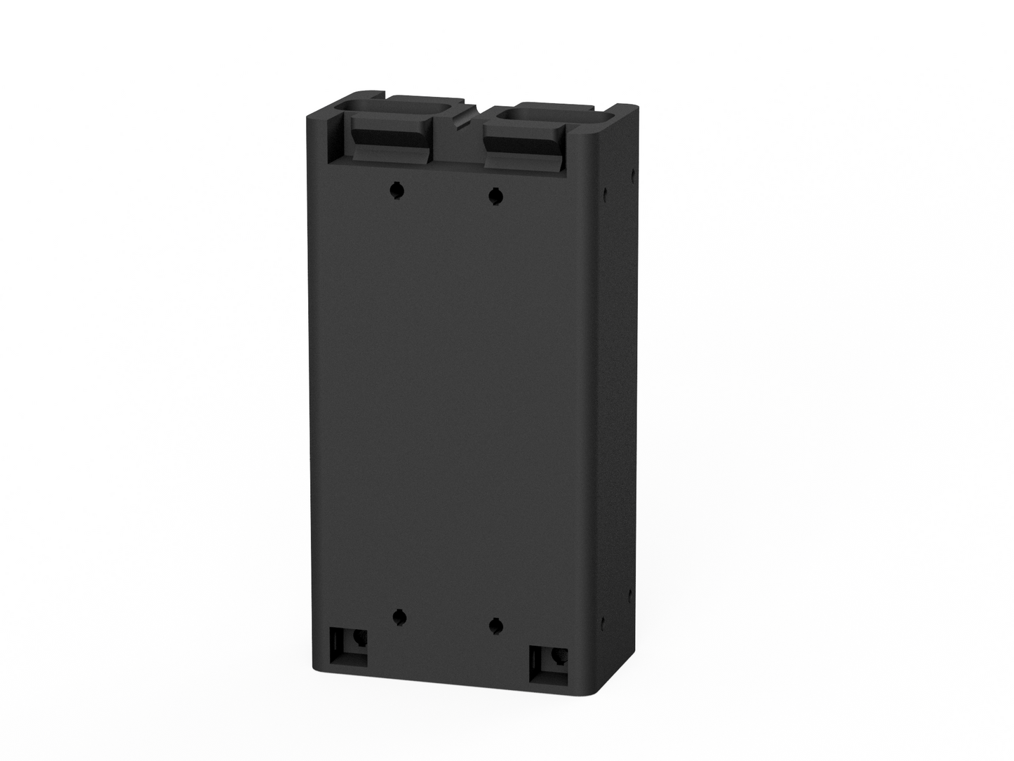 3D Printed Black Support Tower 4.75"/120mm Version 1 to Upgraded Version 2 Adapter