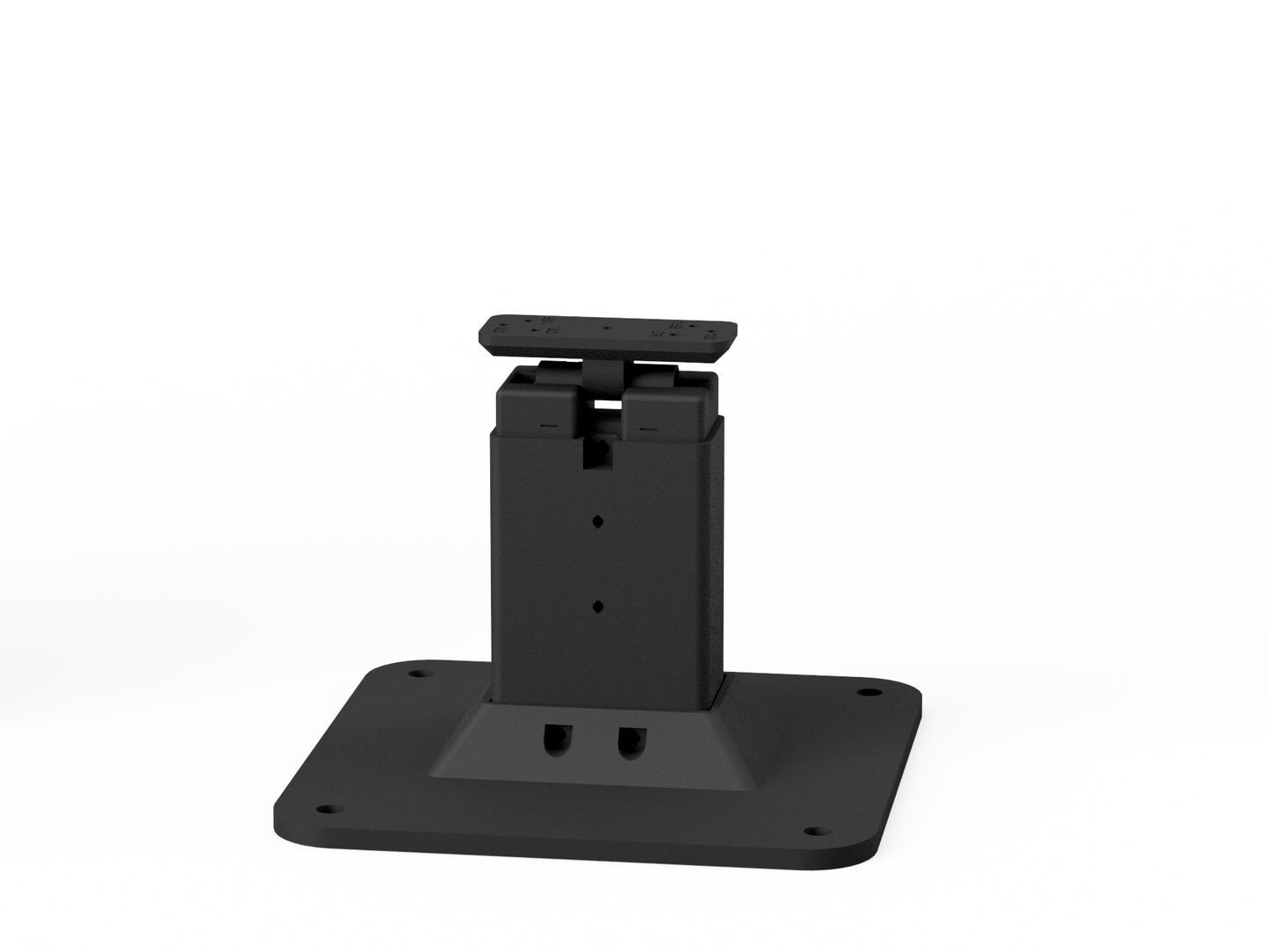 3D Printed Black Adjustable Support Tower 5.5" to 8.5"