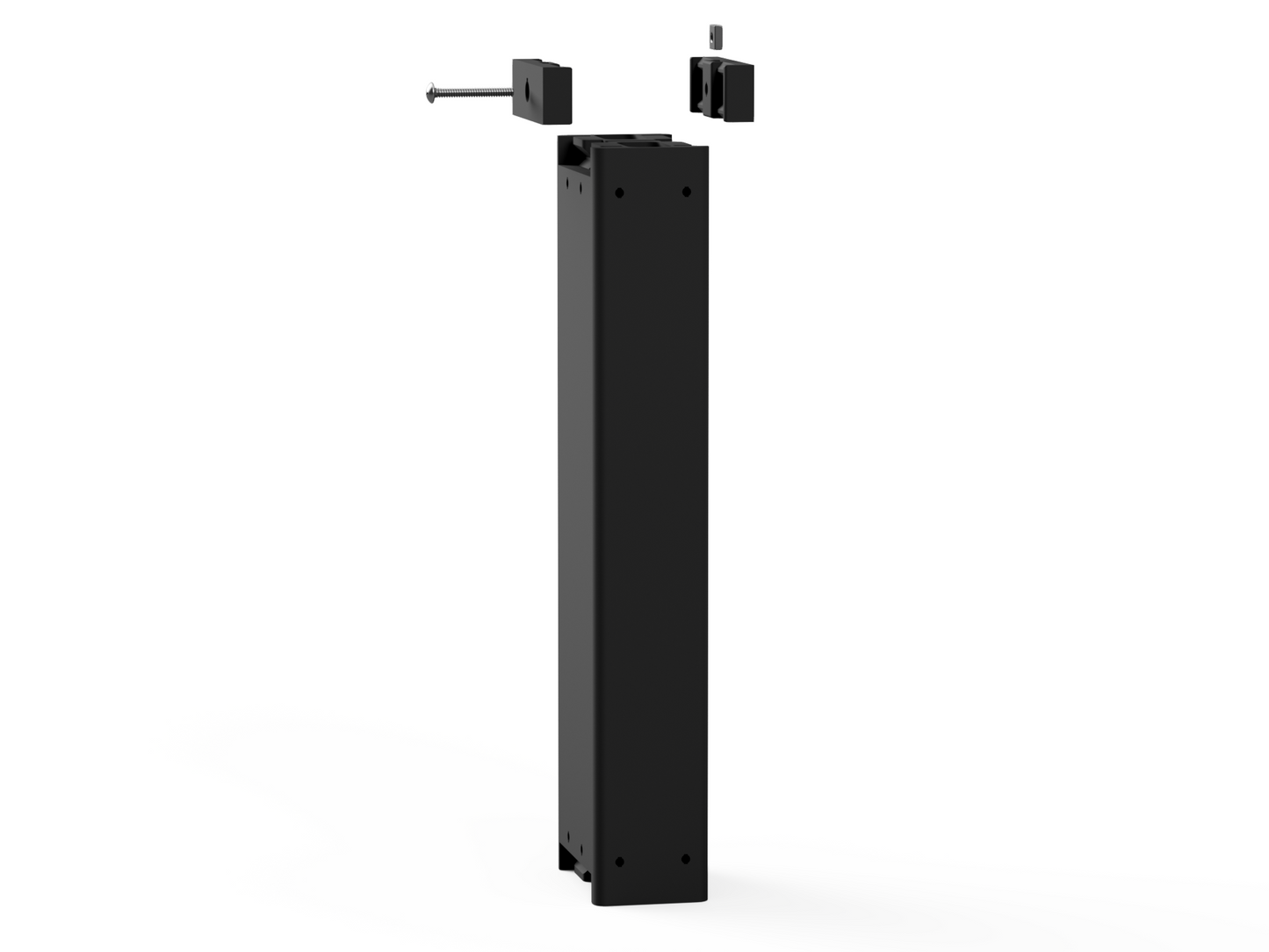 3D Printed Black Support Tower 9.5"/240mm Extension