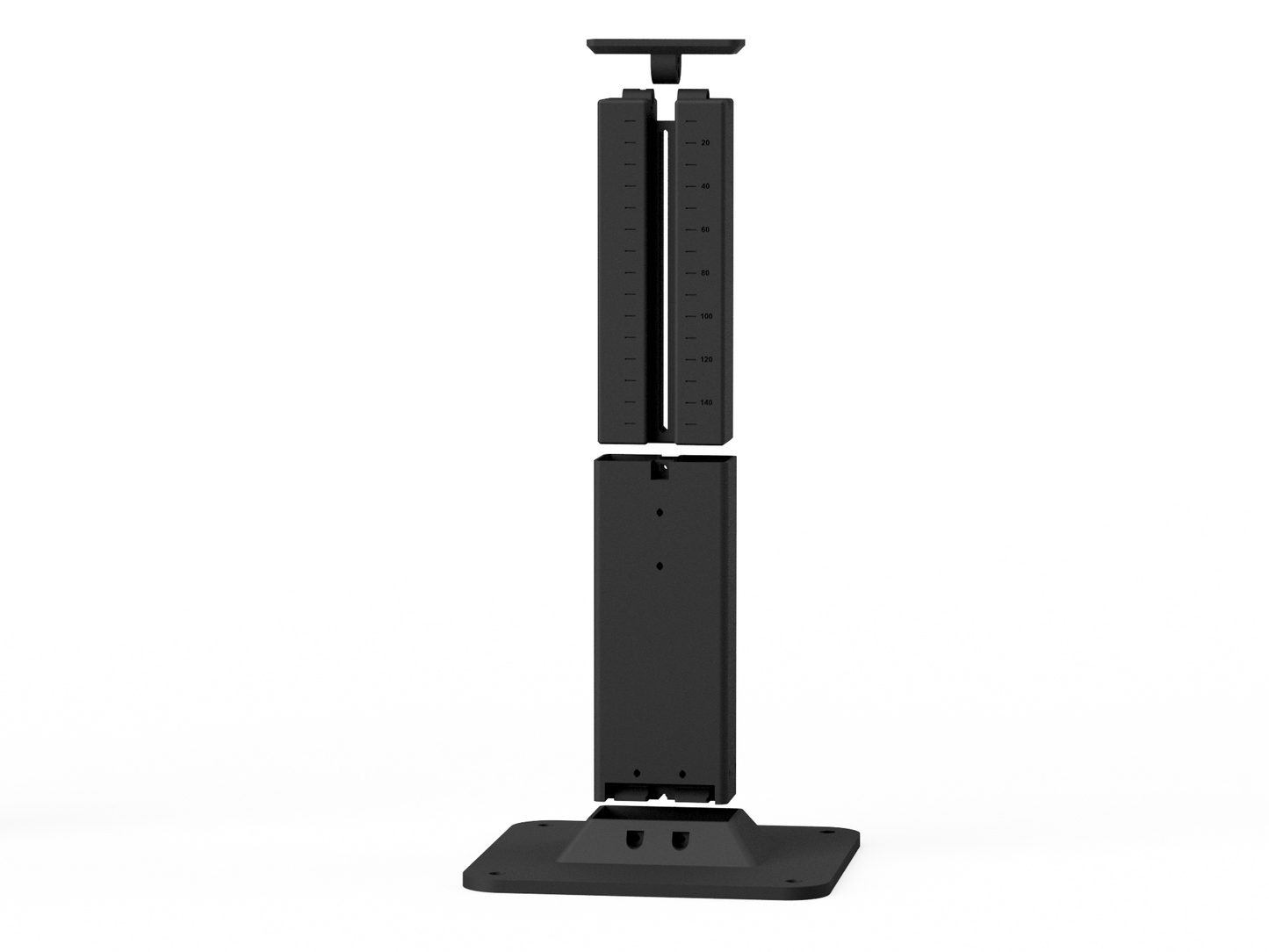 3D Printed Black Adjustable Support Tower 8" to 12.5"