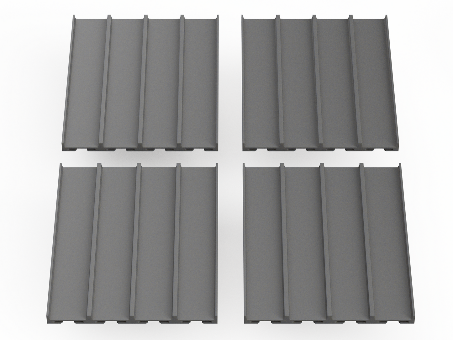 SR 1:55 4-Lane Straight Kit - 3'/960mm