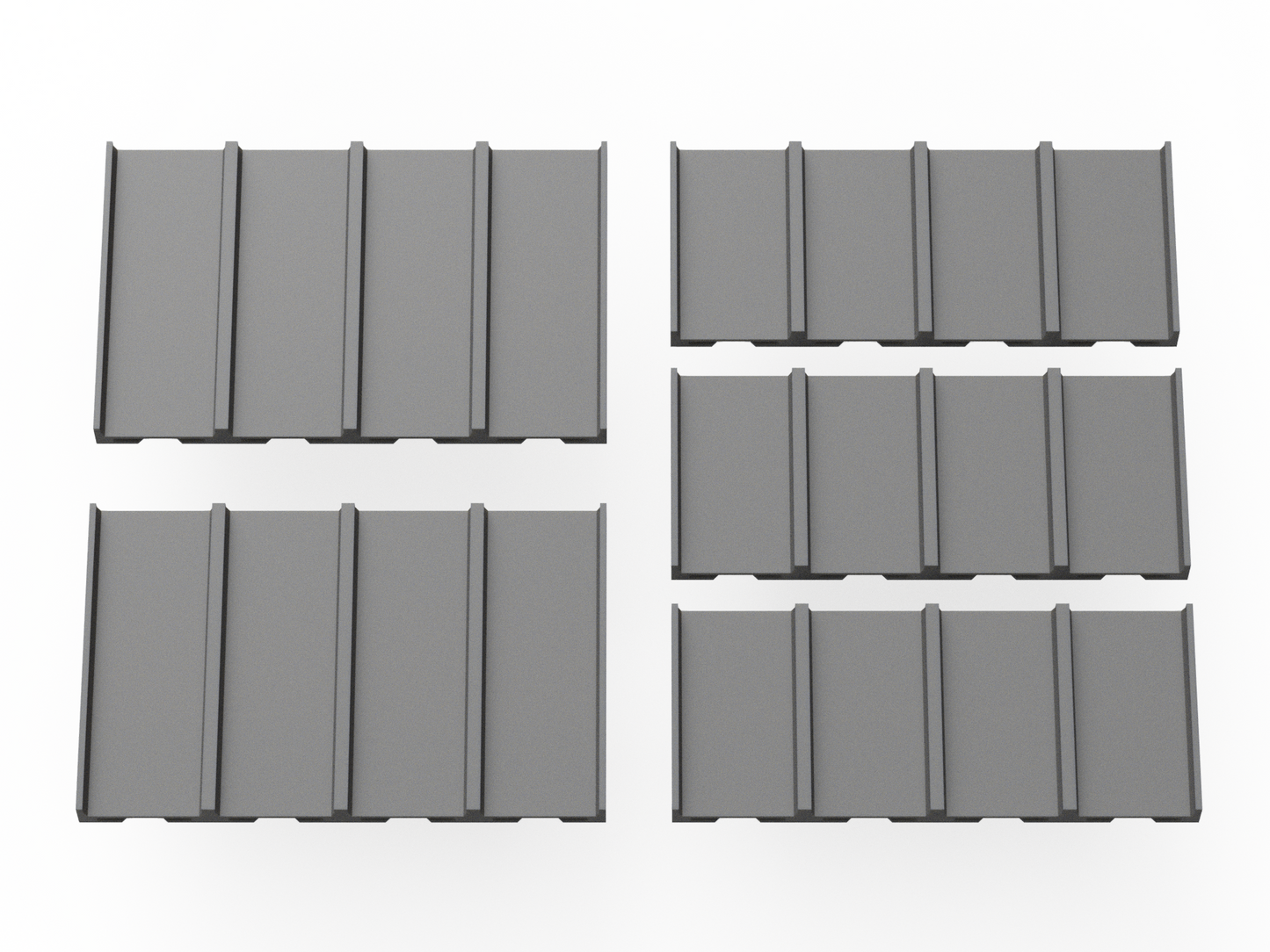 SR 1:55 4-Lane Short Straight Kit - 1.5'/46cm